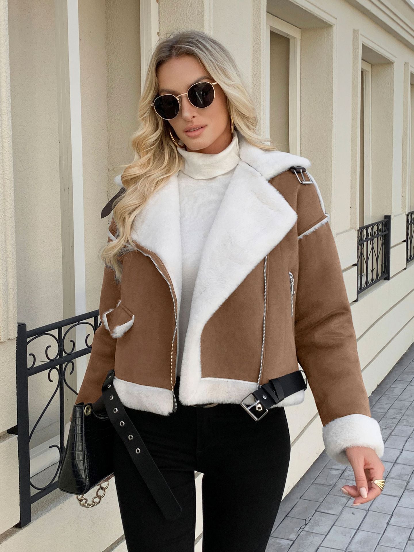 Collar Plush Jacket