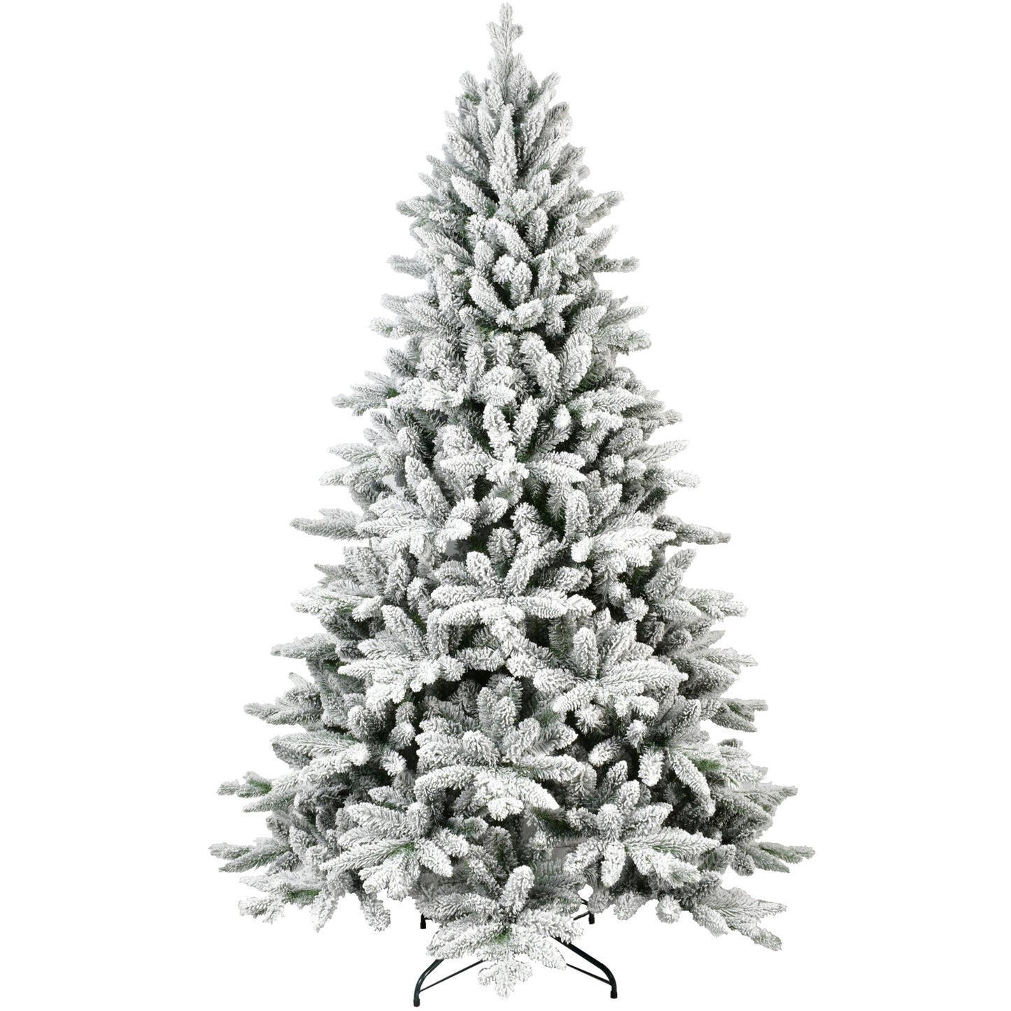 7ft PVC And PE Flocked Artificial Christmas Tree