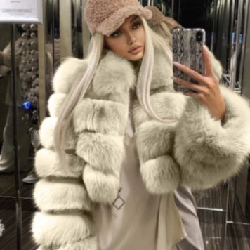 Fur Cropped Jacket