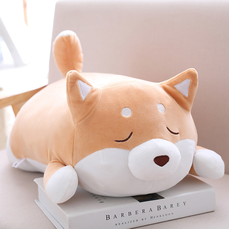 36cm/55cm Cute Fat Shiba Inu Dog Plush Toy