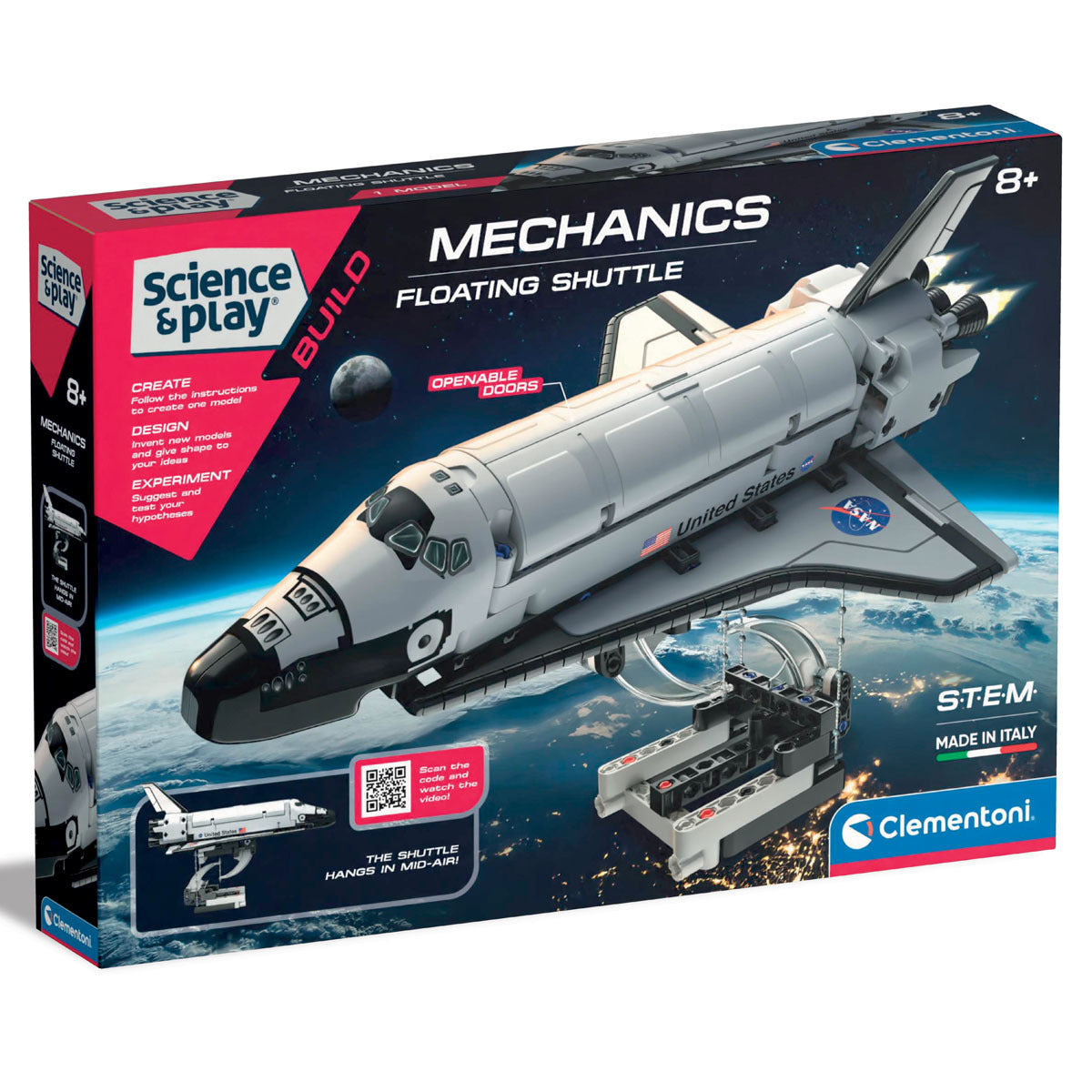 Clementoni - NASA Mechanics Floating Space Shuttle STEM Kit