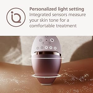 Philips Lumea IPL Hair Removal 8000 Series - Hair Removal Device with SenseIQ Technology, 4 Attachments for Body, Face Bikini and Underarm, Corded Use (Model BRI948/00)