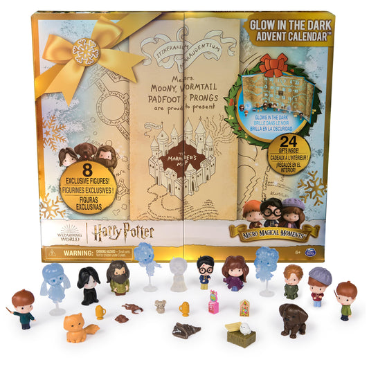 Wizarding World Harry Potter, Micro Magical Moments Glow in the Dark Advent Calendar 2025