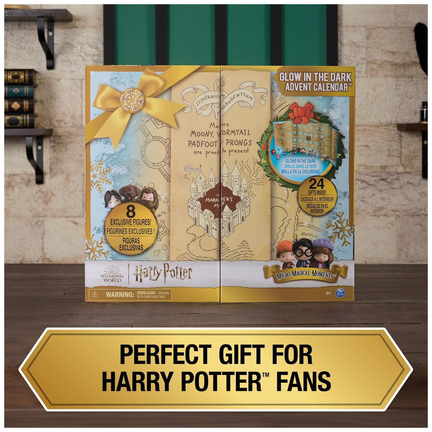 Wizarding World Harry Potter, Micro Magical Moments Glow in the Dark Advent Calendar 2025