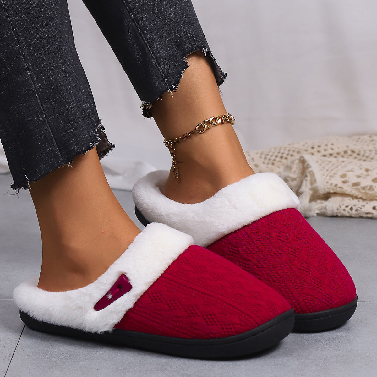 Winter Cotton Slippers