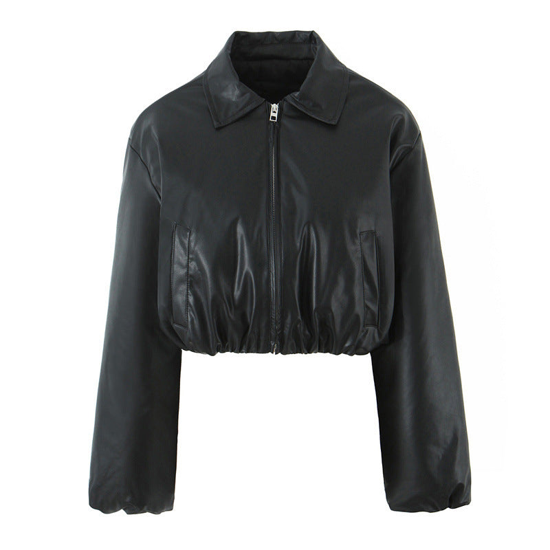 Black Quilted Padded Jacket