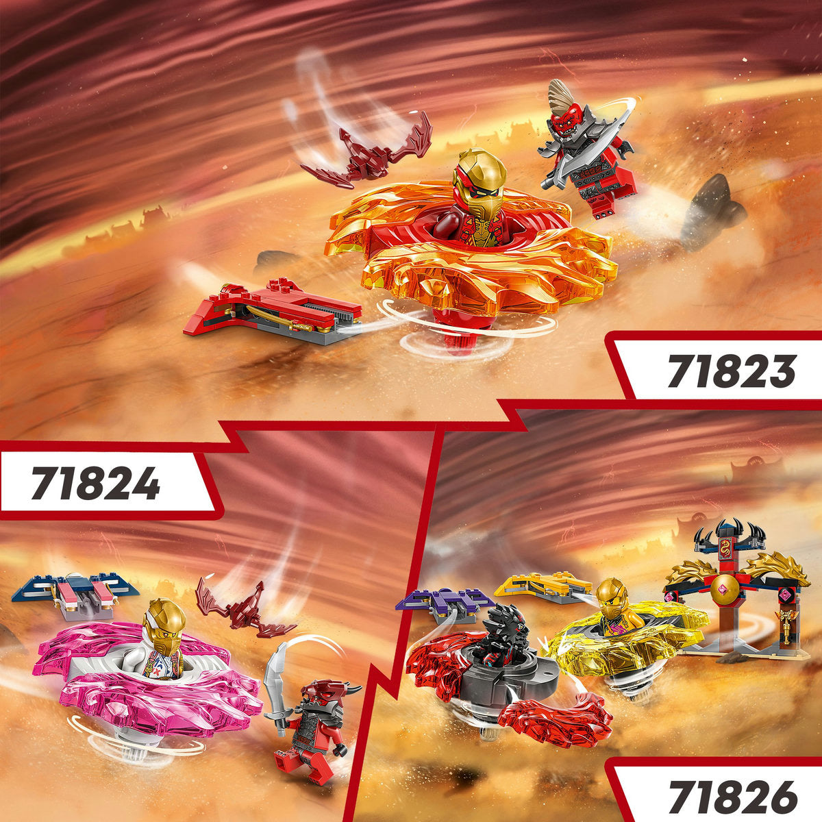 Lego Ninjago 71823 Kai's Dragon Spinjitzu Spinner