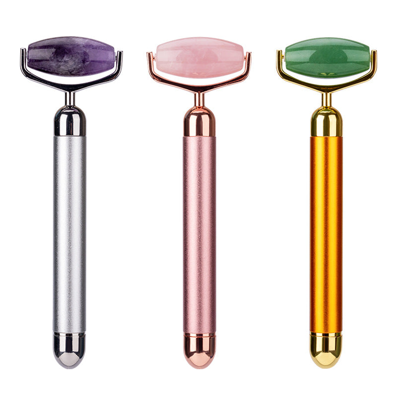 Jade Roller Electric  Roller Face Electric Stick Golden Jade Face Beauty Stick